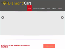 Tablet Screenshot of diamondcars.cz